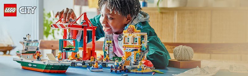 Lego Porto E Nave Merci - 60422