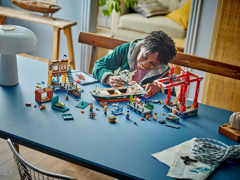 Lego Porto E Nave Merci - 60422