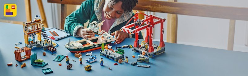Lego Porto E Nave Merci - 60422