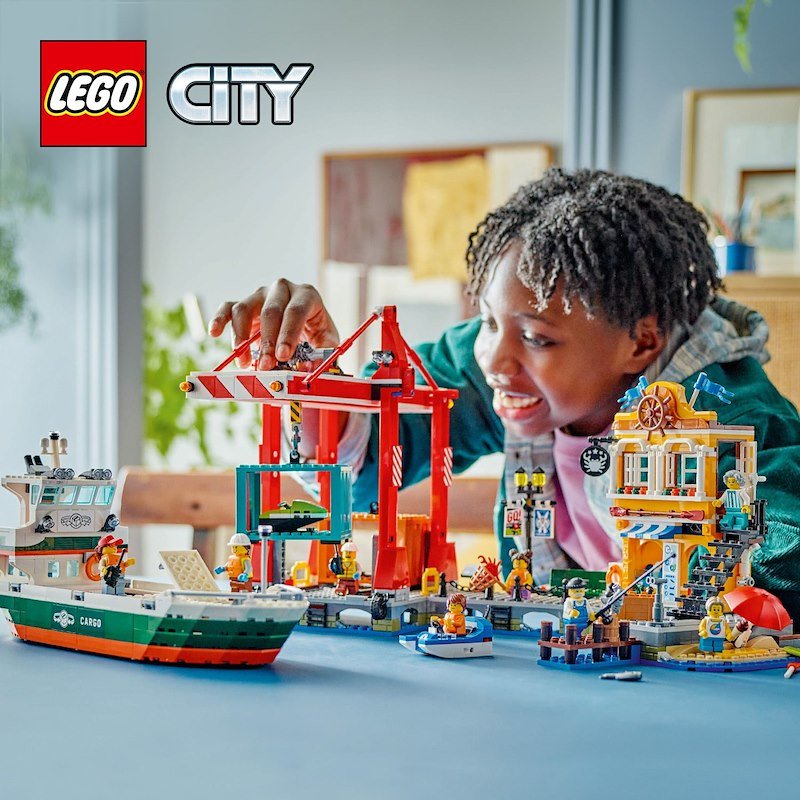 Lego Porto E Nave Merci - 60422