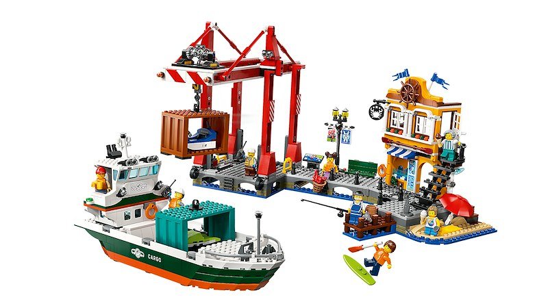 Lego Porto E Nave Merci - 60422