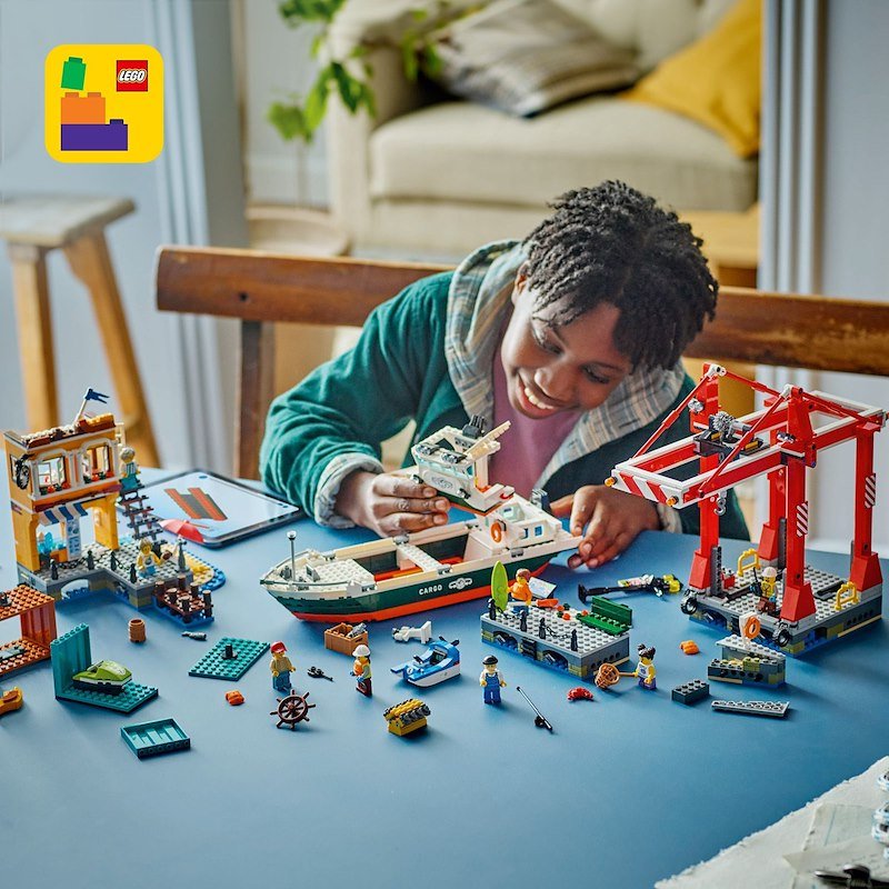 Lego Porto E Nave Merci - 60422