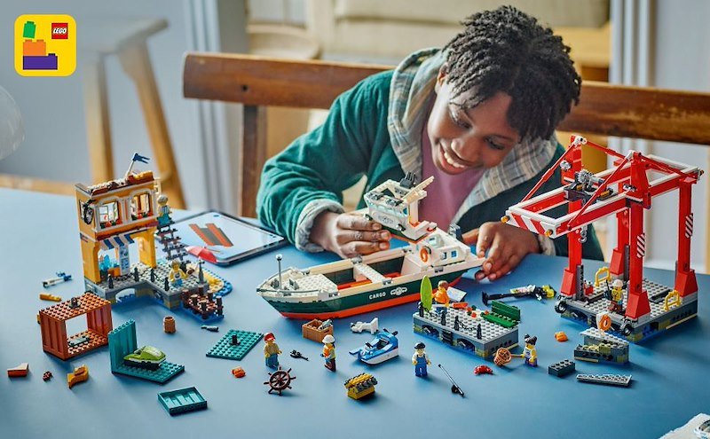 Lego Porto E Nave Merci - 60422