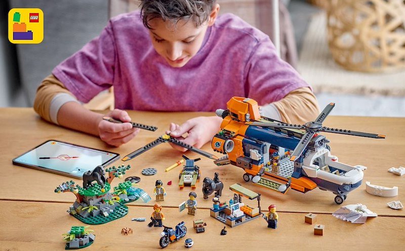 Lego Elicottero Dell'Esploratore Della Giunga - 60437