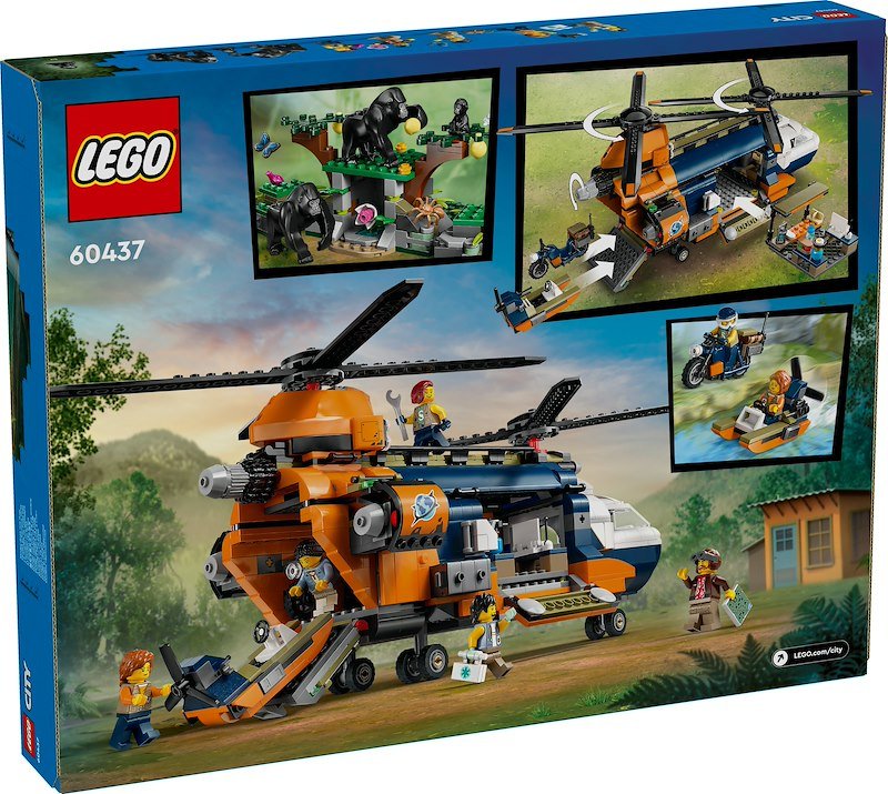 Lego Elicottero Dell'Esploratore Della Giunga - 60437