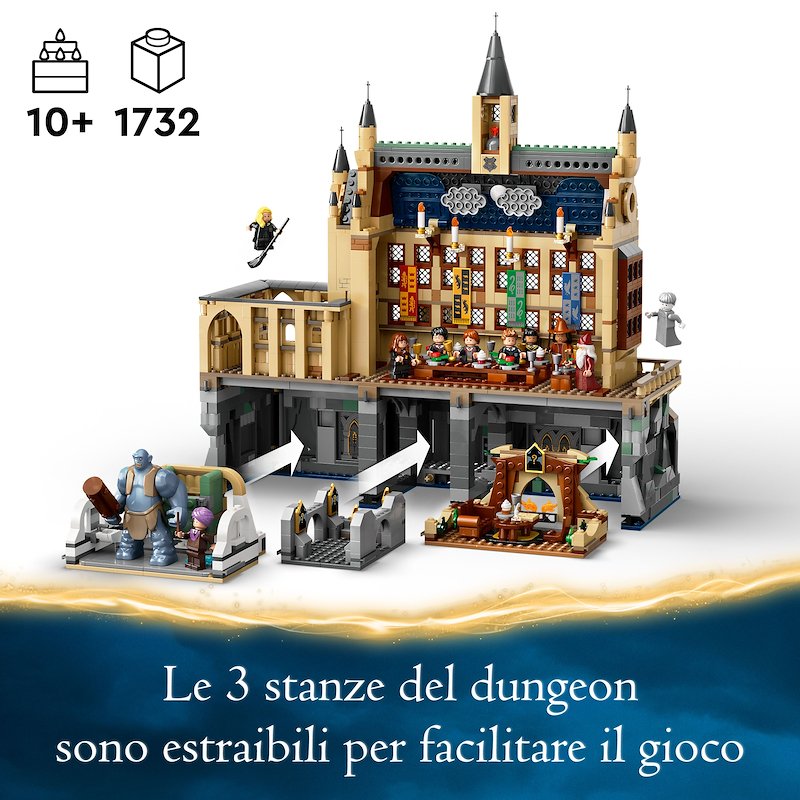 Lego® Harry Potter 76435 Castello di Hogwarts: Sala Grande
