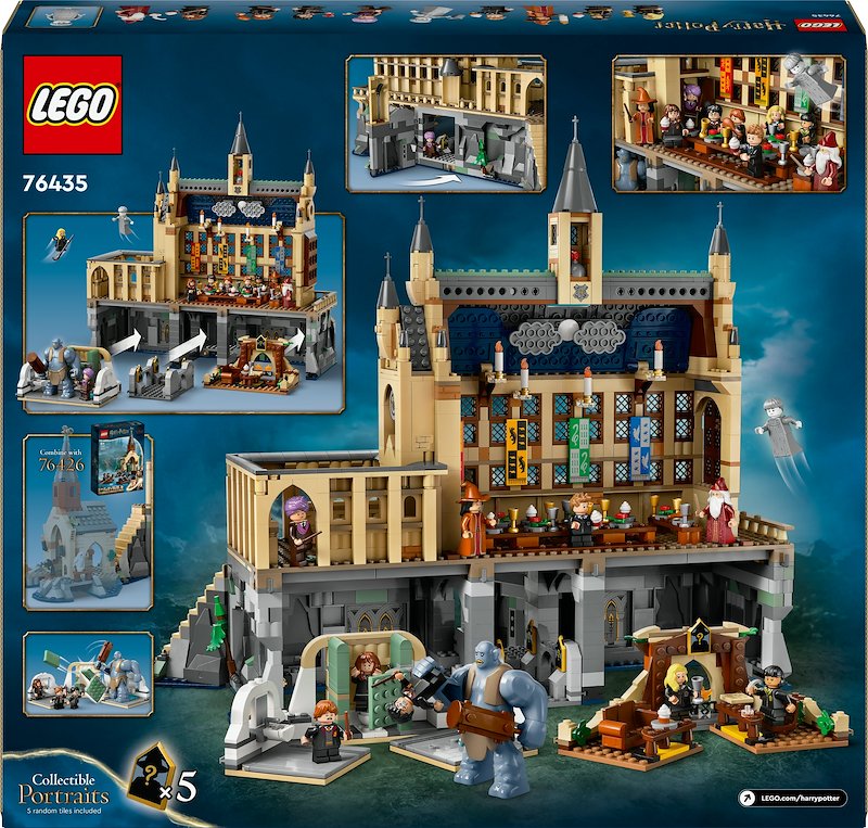 Lego® Harry Potter 76435 Castello di Hogwarts: Sala Grande