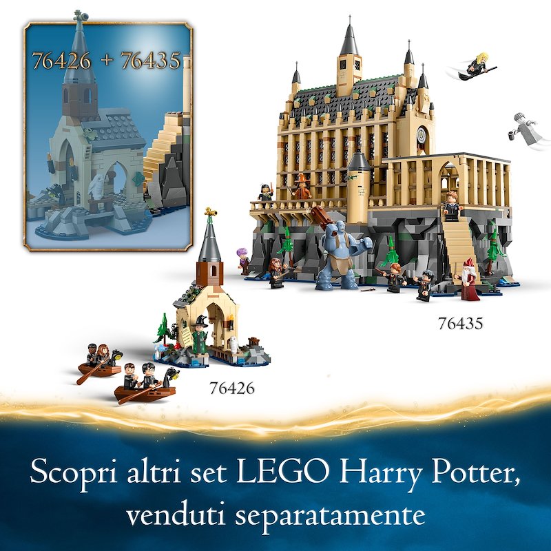 Lego® Harry Potter 76435 Castello di Hogwarts: Sala Grande