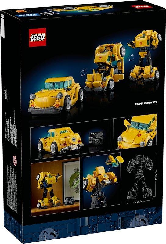 Lego Icons Bumblebee Transformers 10338