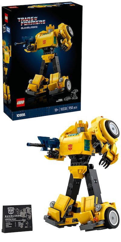 Lego Icons Bumblebee Transformers 10338