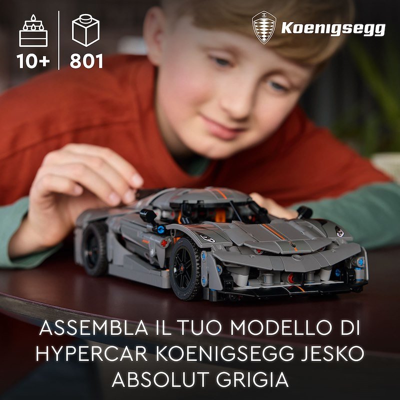 Lego® HYPERCAR KOENGISEGG JESKO ABSOLUT GRIGIA - 42173