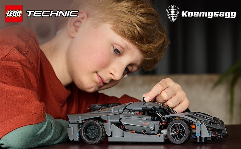 Lego® HYPERCAR KOENGISEGG JESKO ABSOLUT GRIGIA - 42173