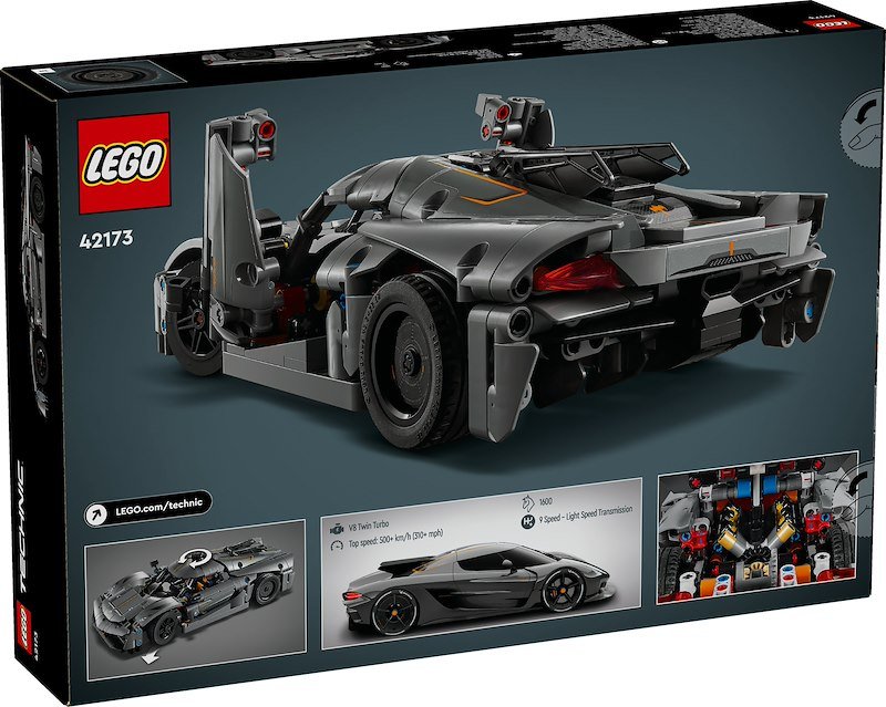Lego® HYPERCAR KOENGISEGG JESKO ABSOLUT GRIGIA - 42173