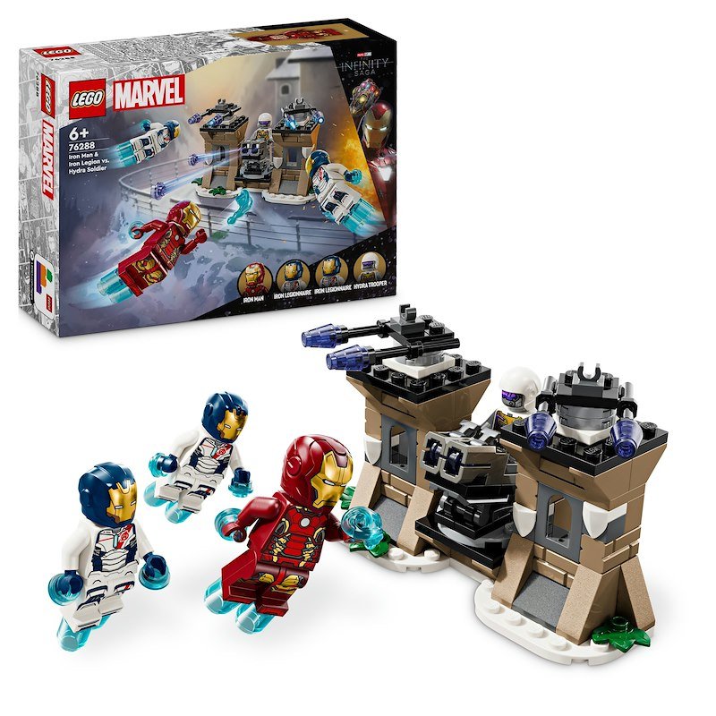 Lego Iron Man e Legione Di Ferro vs. Soldato Hydra 76288