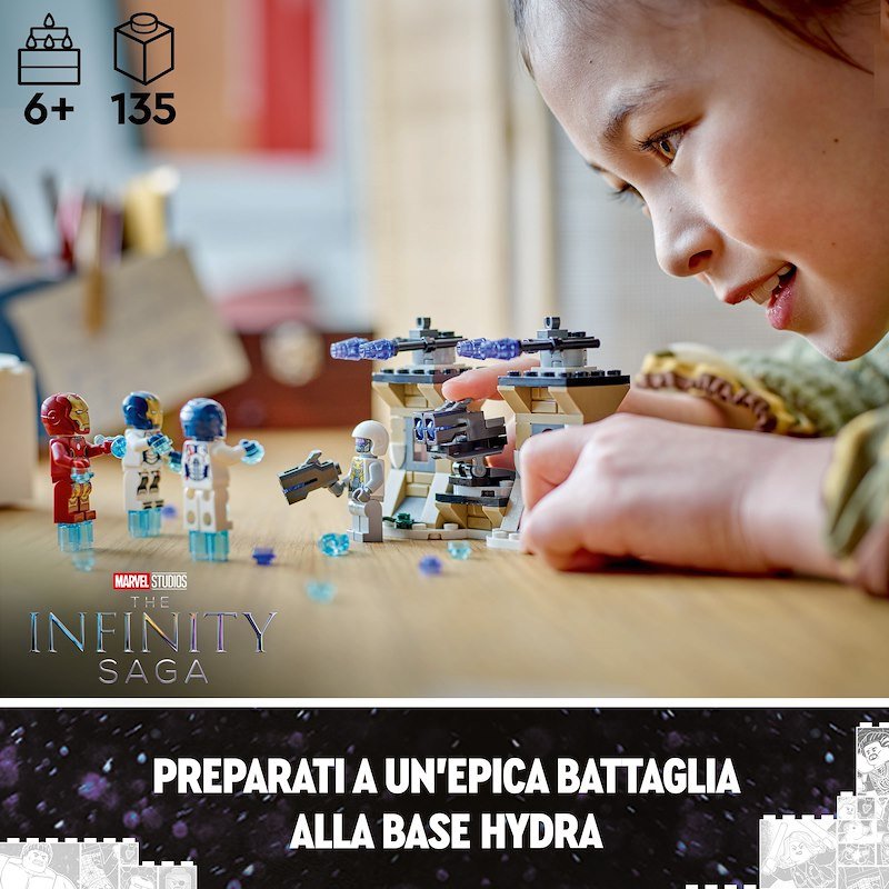 Lego Iron Man e Legione Di Ferro vs. Soldato Hydra 76288