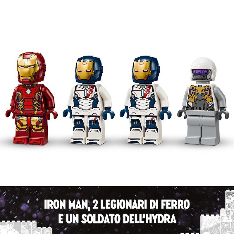 Lego Iron Man e Legione Di Ferro vs. Soldato Hydra 76288