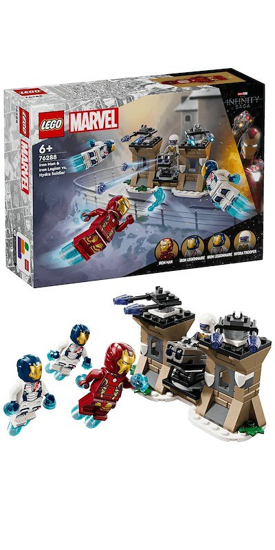 Lego Iron Man e Legione Di Ferro vs. Soldato Hydra 76288