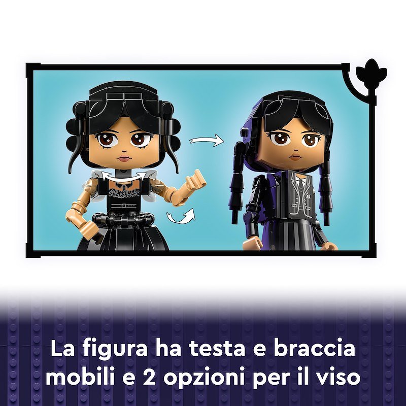 Lego Personaggio di Mercoledì Addams 76780