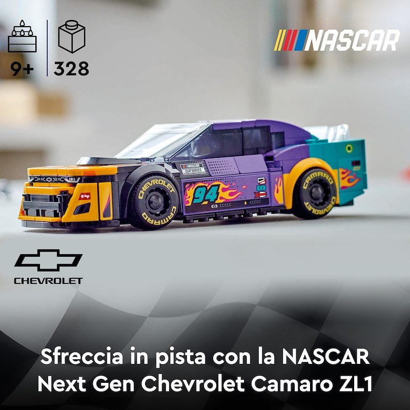 Lego® Speed Champions NASCAR Next Gen Chevrolet Camaro ZL1 76935