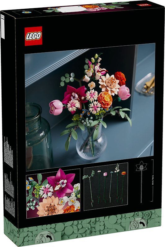 Lego Bouquet Di Fiori Rosa - 10342