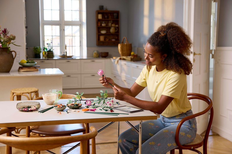 Lego Bouquet Di Fiori Rosa - 10342