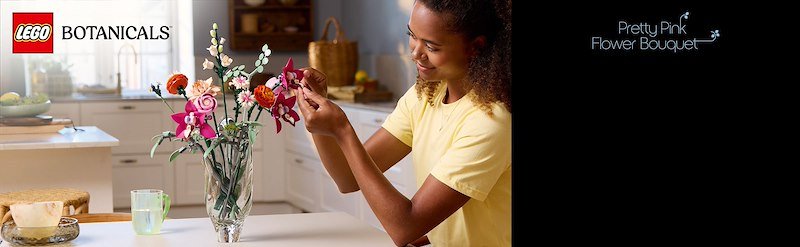 Lego Bouquet Di Fiori Rosa - 10342