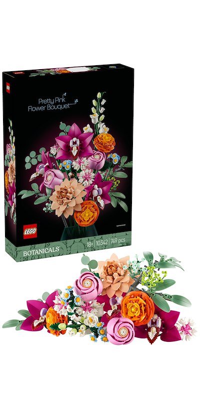 Lego Bouquet Di Fiori Rosa - 10342
