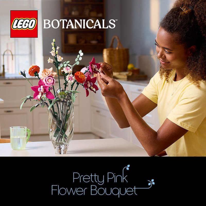 Lego Bouquet Di Fiori Rosa - 10342