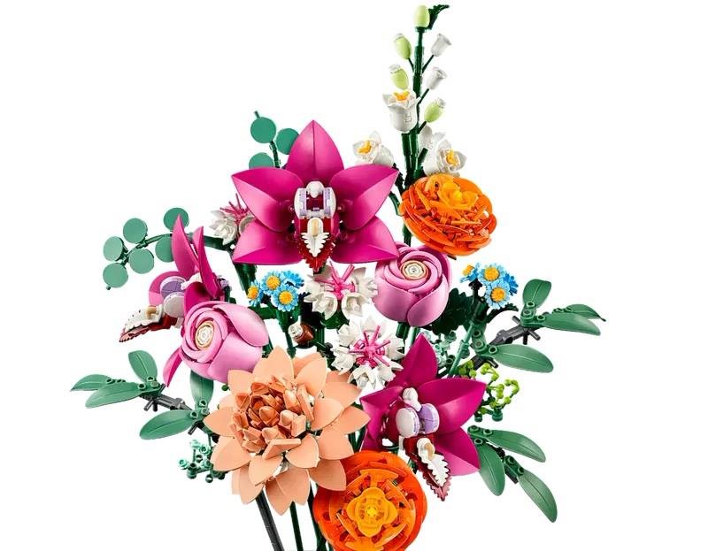 Lego Bouquet Di Fiori Rosa - 10342