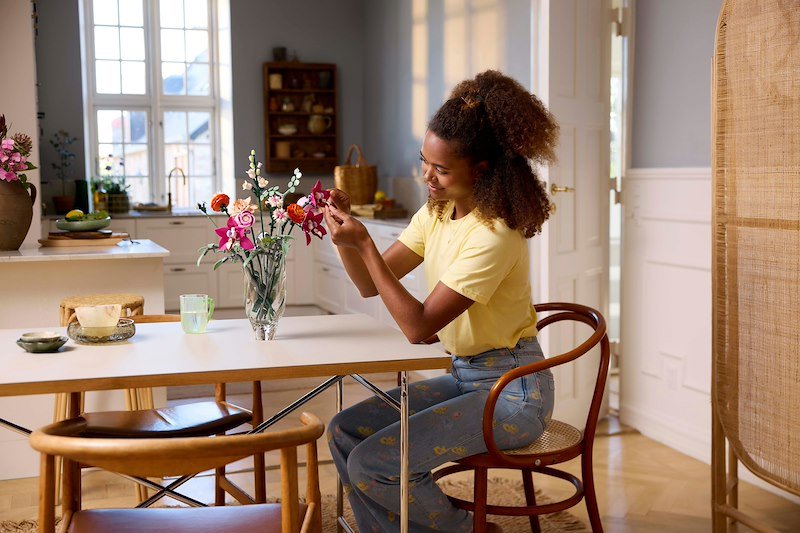 Lego Bouquet Di Fiori Rosa - 10342