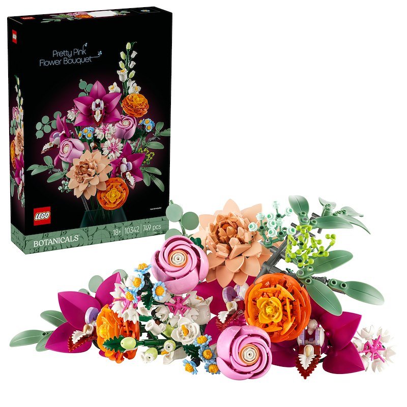 Lego Bouquet Di Fiori Rosa - 10342
