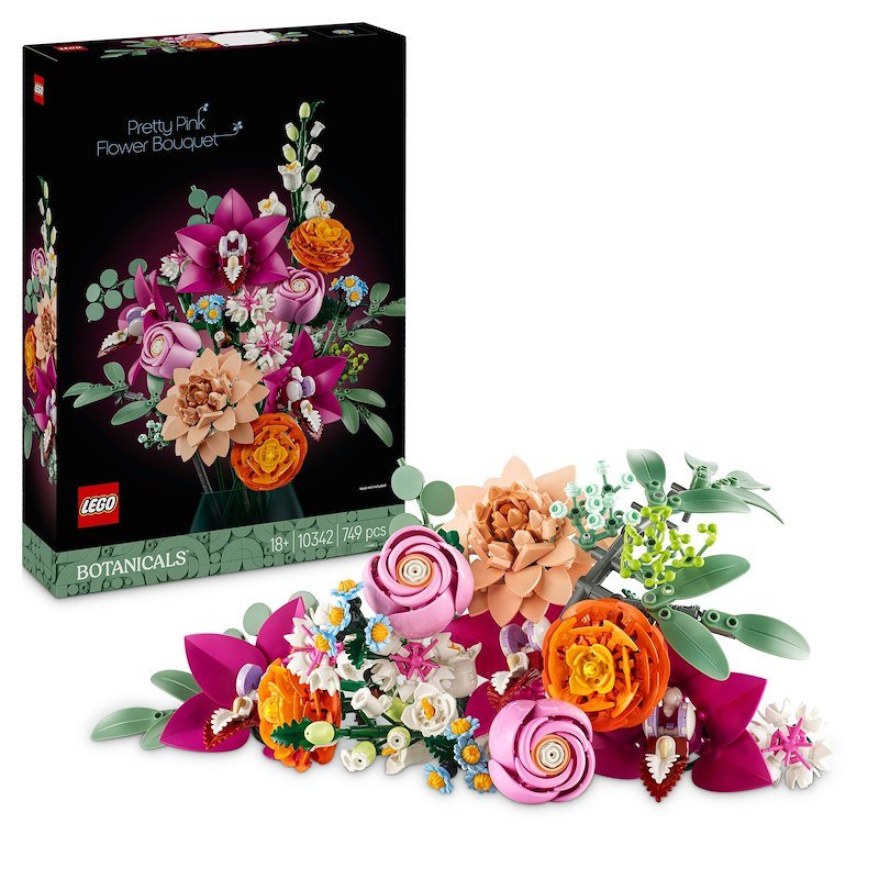 Lego Bouquet Di Fiori Rosa - 10342
