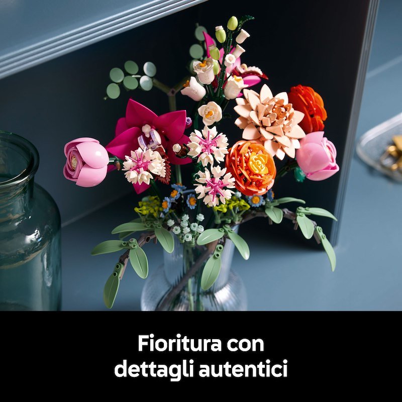 Lego Bouquet Di Fiori Rosa - 10342