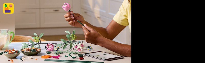 Lego Bouquet Di Fiori Rosa - 10342