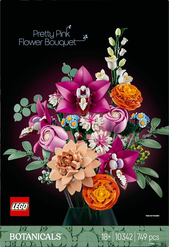 Lego Bouquet Di Fiori Rosa - 10342