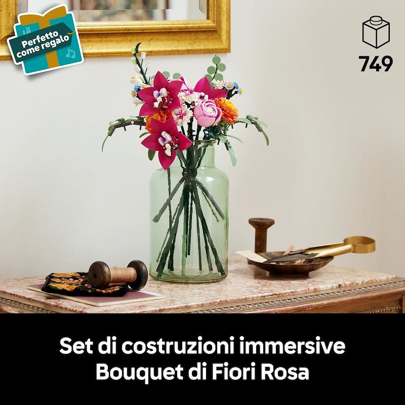 Lego Bouquet Di Fiori Rosa - 10342