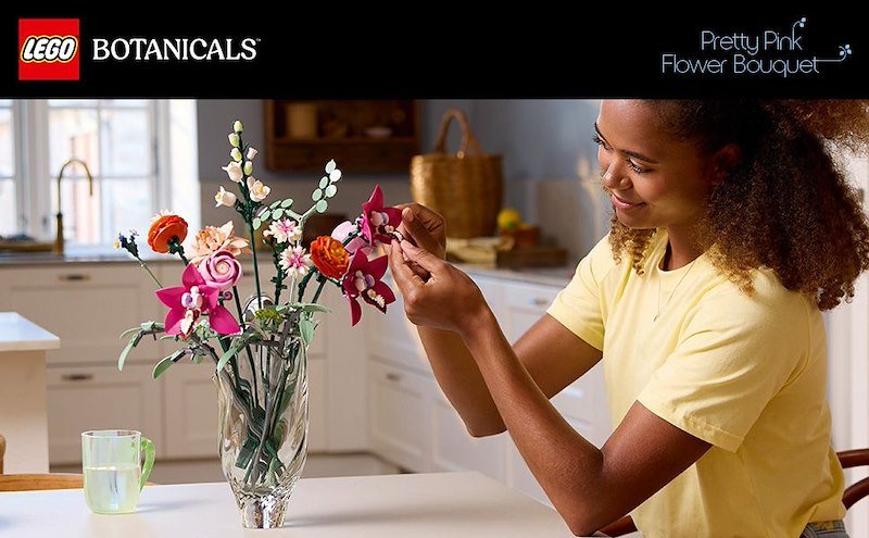 Lego Bouquet Di Fiori Rosa - 10342