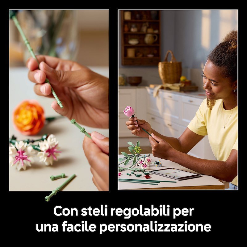 Lego Bouquet Di Fiori Rosa - 10342