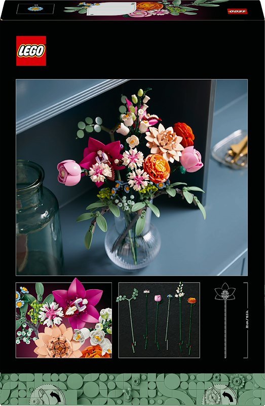 Lego Bouquet Di Fiori Rosa - 10342