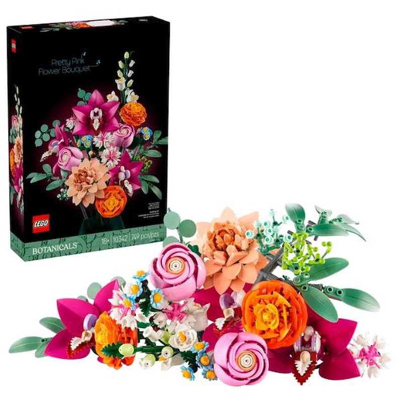Lego Bouquet Di Fiori Rosa - 10342