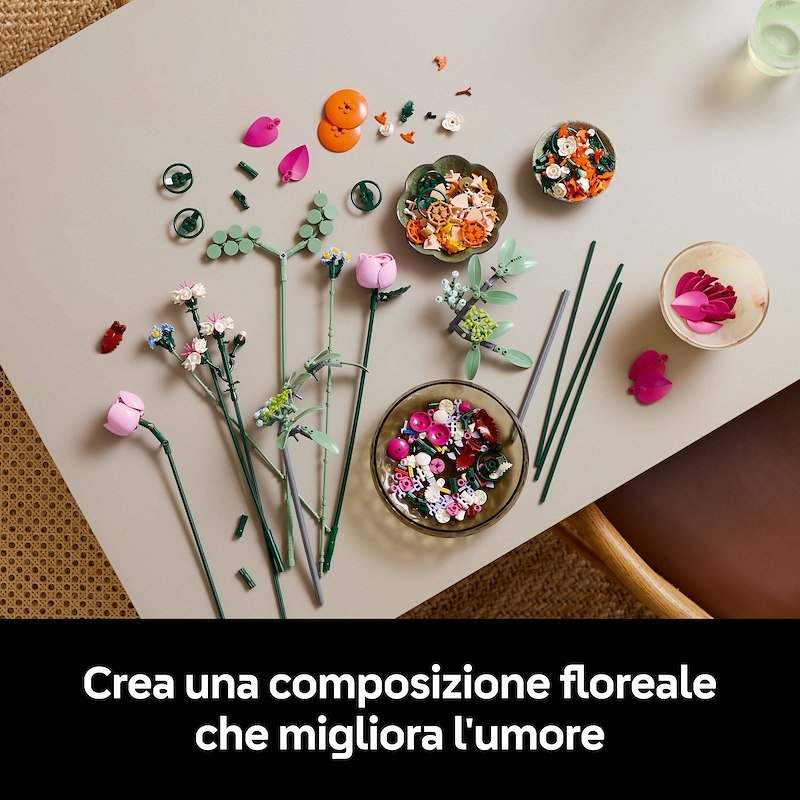 Lego Bouquet Di Fiori Rosa - 10342