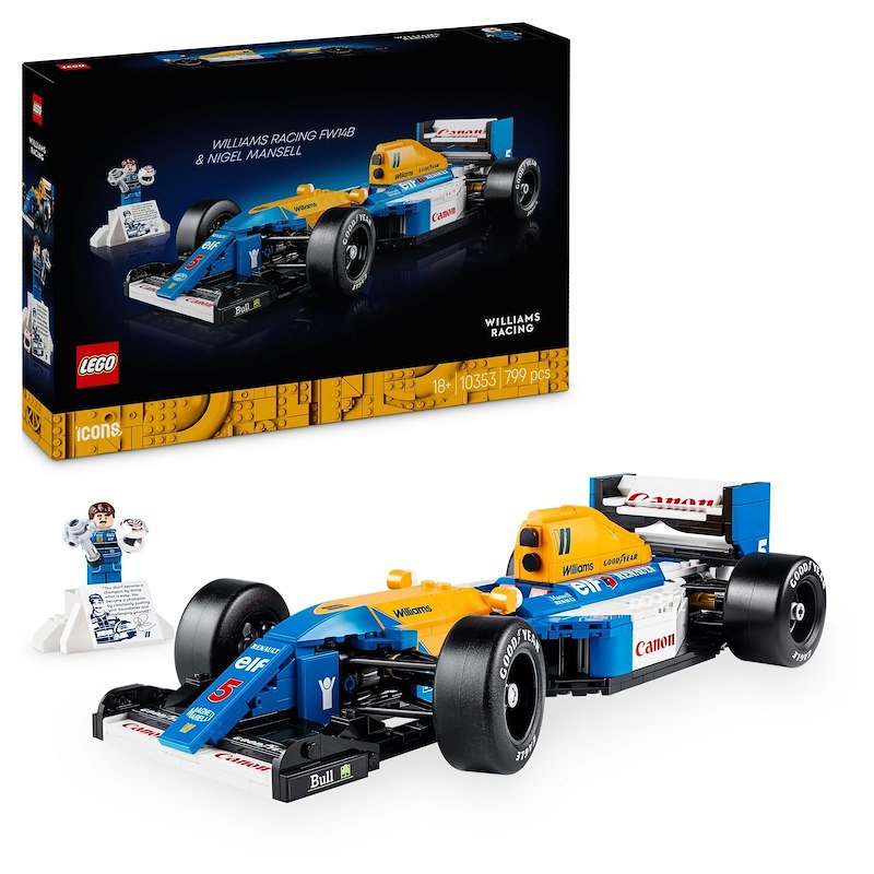 Lego Icons Williams Racing FW14B e Nigel Mansell 10353
