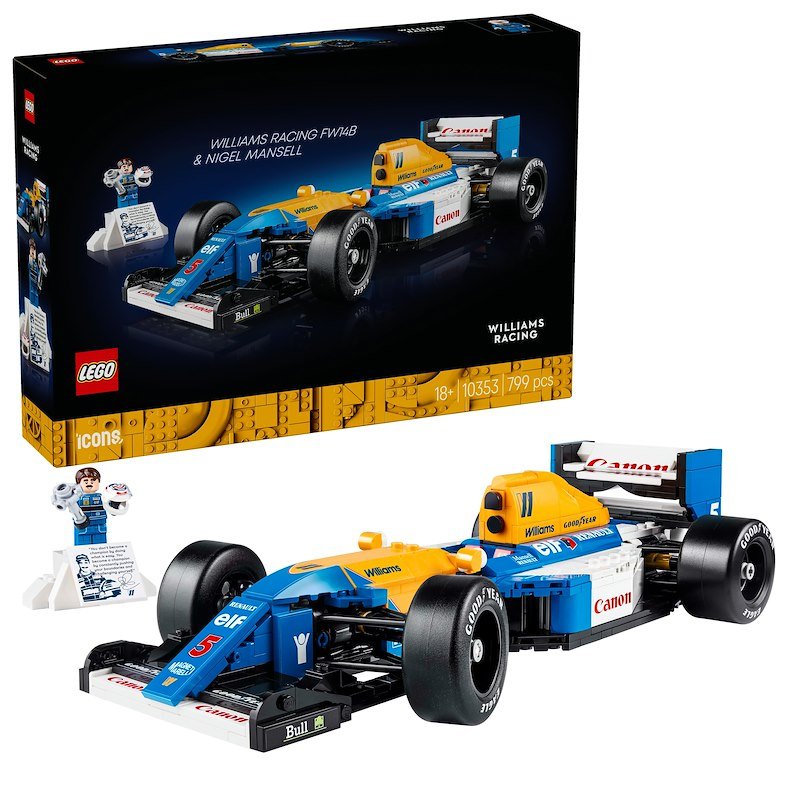 Lego Icons Williams Racing FW14B e Nigel Mansell 10353