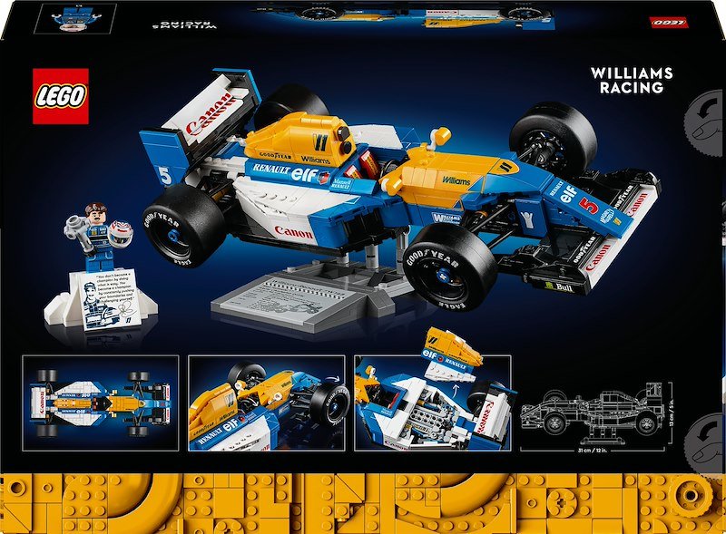 Lego Icons Williams Racing FW14B e Nigel Mansell 10353