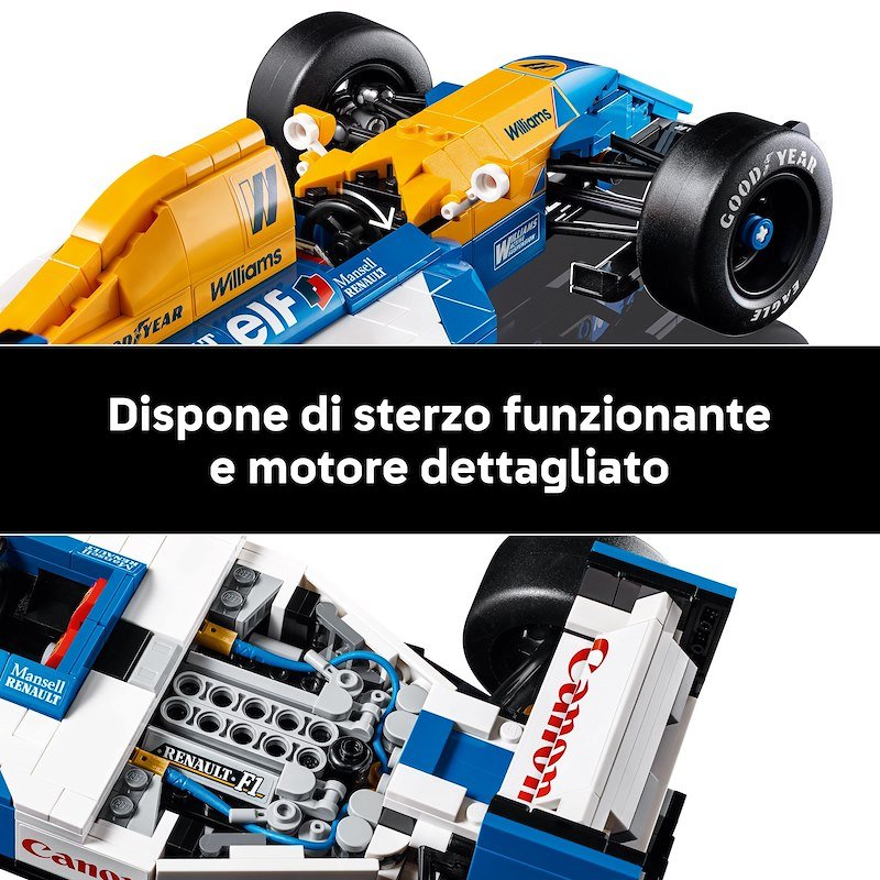 Lego Icons Williams Racing FW14B e Nigel Mansell 10353