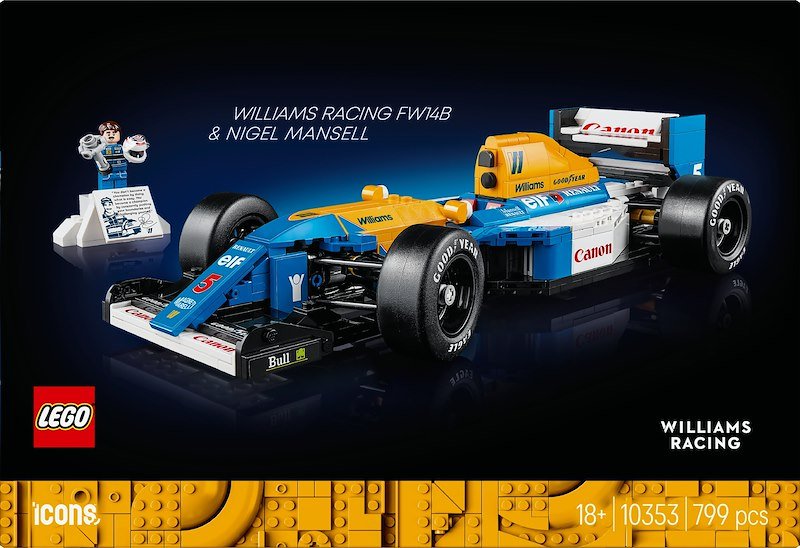 Lego Icons Williams Racing FW14B e Nigel Mansell 10353