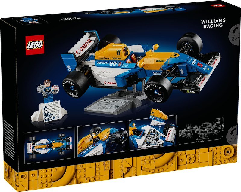 Lego Icons Williams Racing FW14B e Nigel Mansell 10353