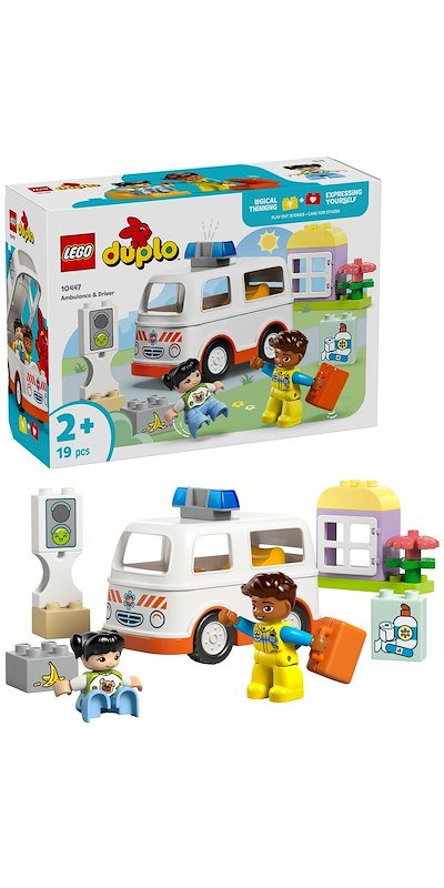 Lego Duplo Ambulanza e autista 10447
