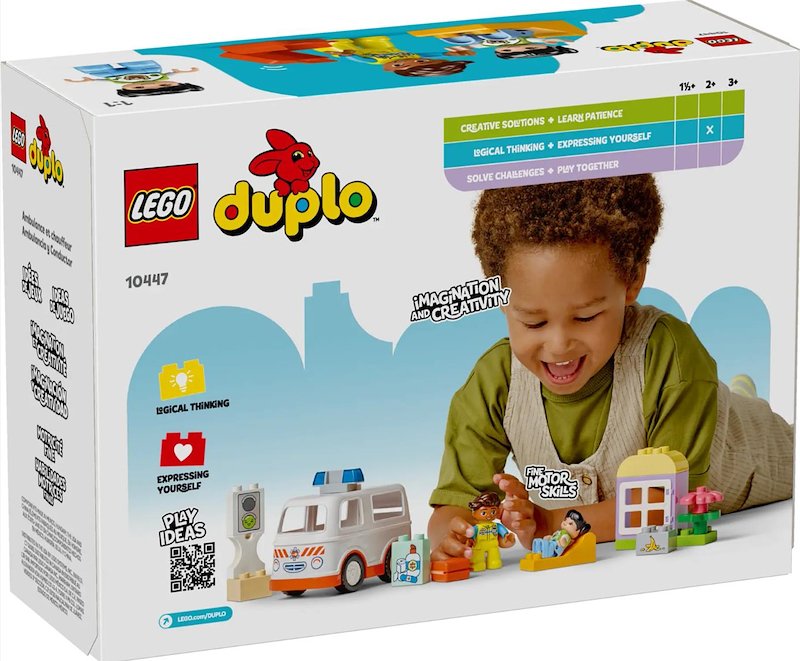 Lego Duplo Ambulanza e autista 10447
