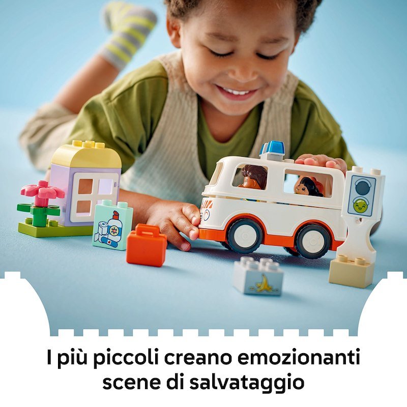 Lego Duplo Ambulanza e autista 10447